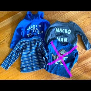 24 boys tops (3 included)